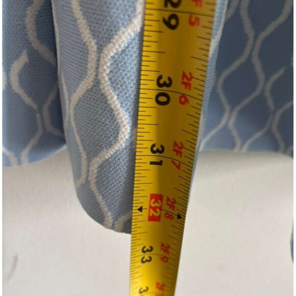 Maje Womens Jacquard Knitted Mini Dress Sky Blue Size 40 - Picture 4 of 12